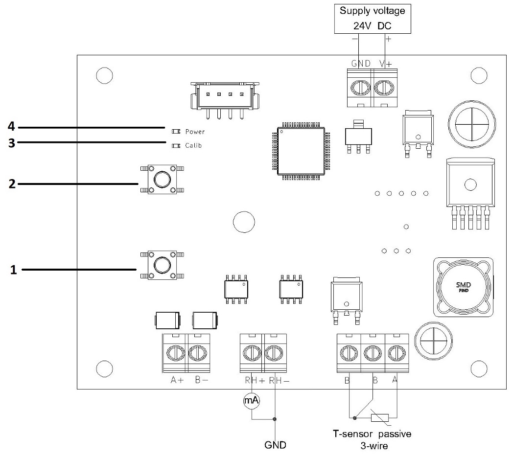 RE85TH operating elements schematic